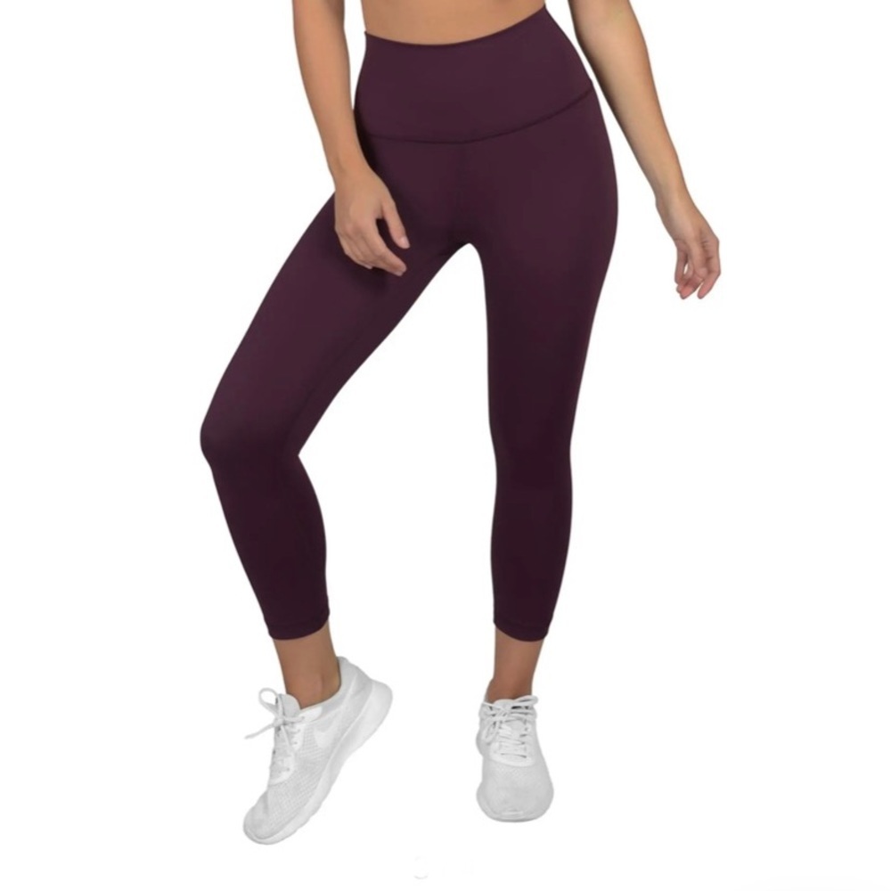 90 DEGREE BY REFLEX Wonderflex Elastic Free High Waist Capri Leggings, small